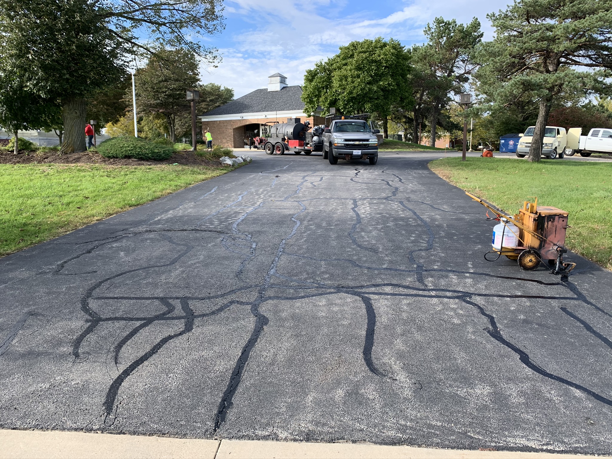 Crack Sealing Pro Dental St Charles Sealcoat