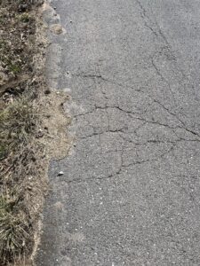Parking lot edge preparation