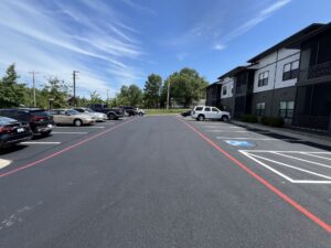 Finished parking lot